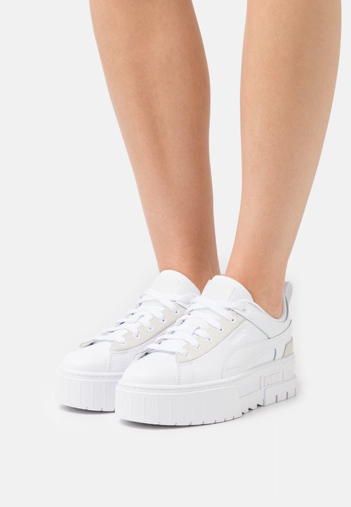 Puma MAYZE WEDGE Baskets basses white/black/blanc ZALANDO.CH
