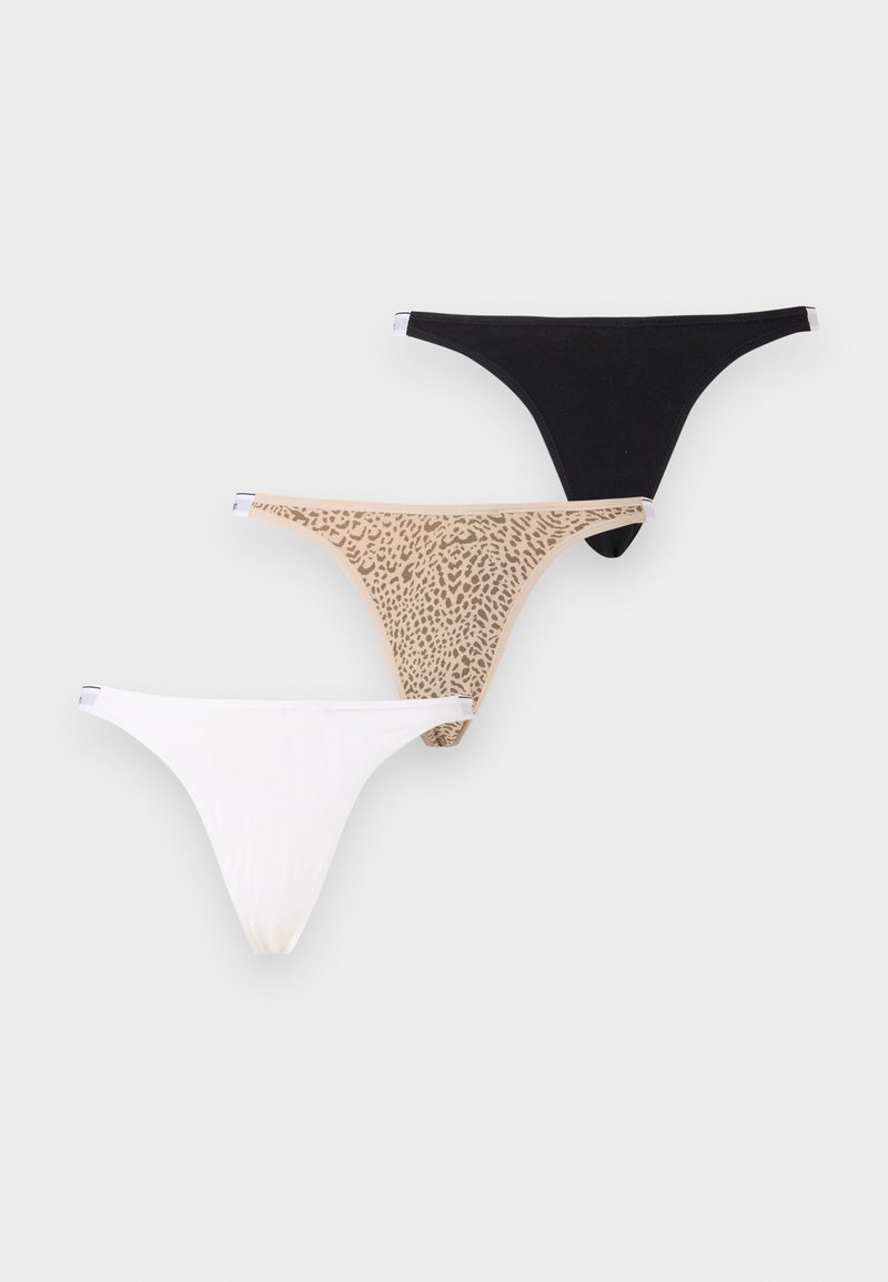 Calvin Klein Underwear DIPPED THONG 3 PACK - String - multi-coloured ...