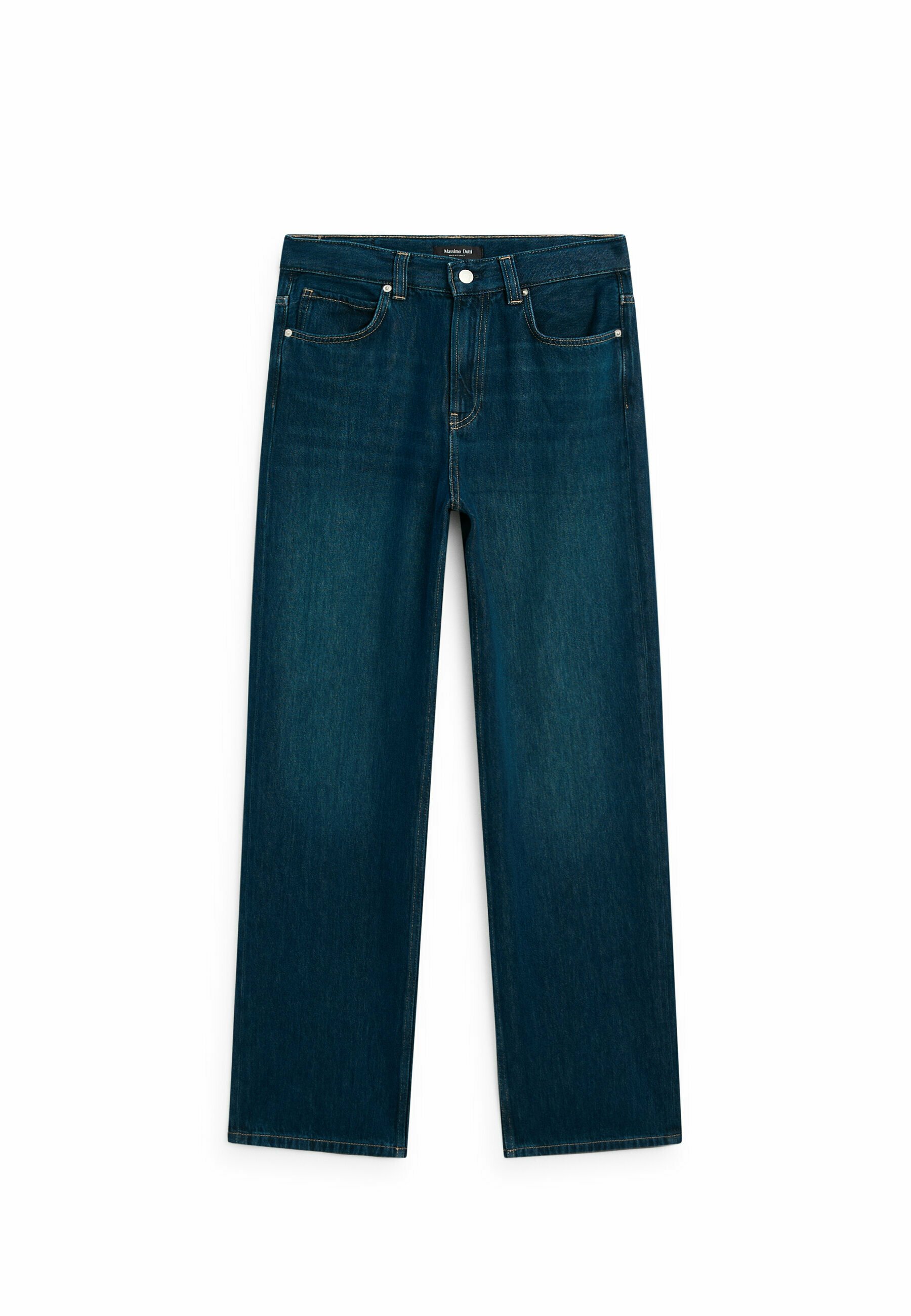 Massimo Dutti HIGH-WAIST WIDE-LEG - Straight leg jeans