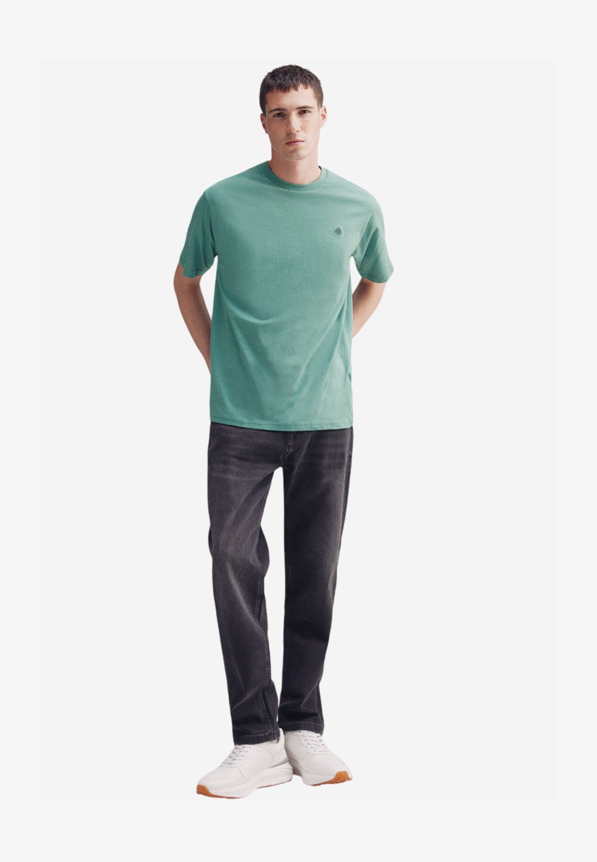 Maglietta Uomo Springfield: Cotone Loose Fit Con Strisce, Girocollo, Manica Corta - Comfort Quotidiano