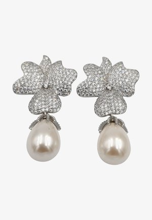 HEBE JEWELS PARTY & HOCHZEIT - Orecchini - silberfarben weiss