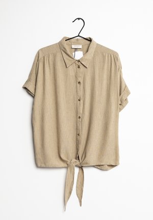 Overhemdblouse - beige