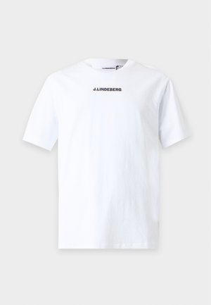 J.LINDEBERG, PARCIE LOGO TEE - T-Shirt basic - white