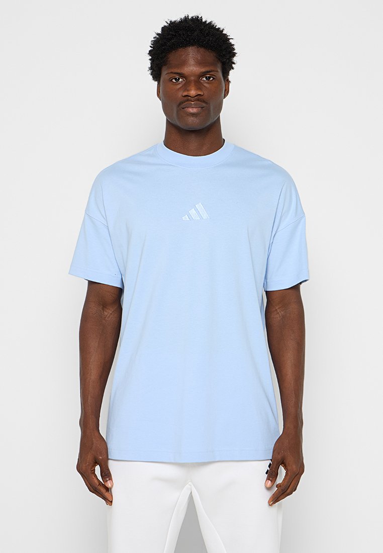 adidas performance T-shirt basic lichtblauw