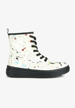 Geox, J PHAOLAE - Lace-up ankle boots - white multicolor