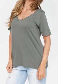 Cotton Candy Jednoduché tričko - olive