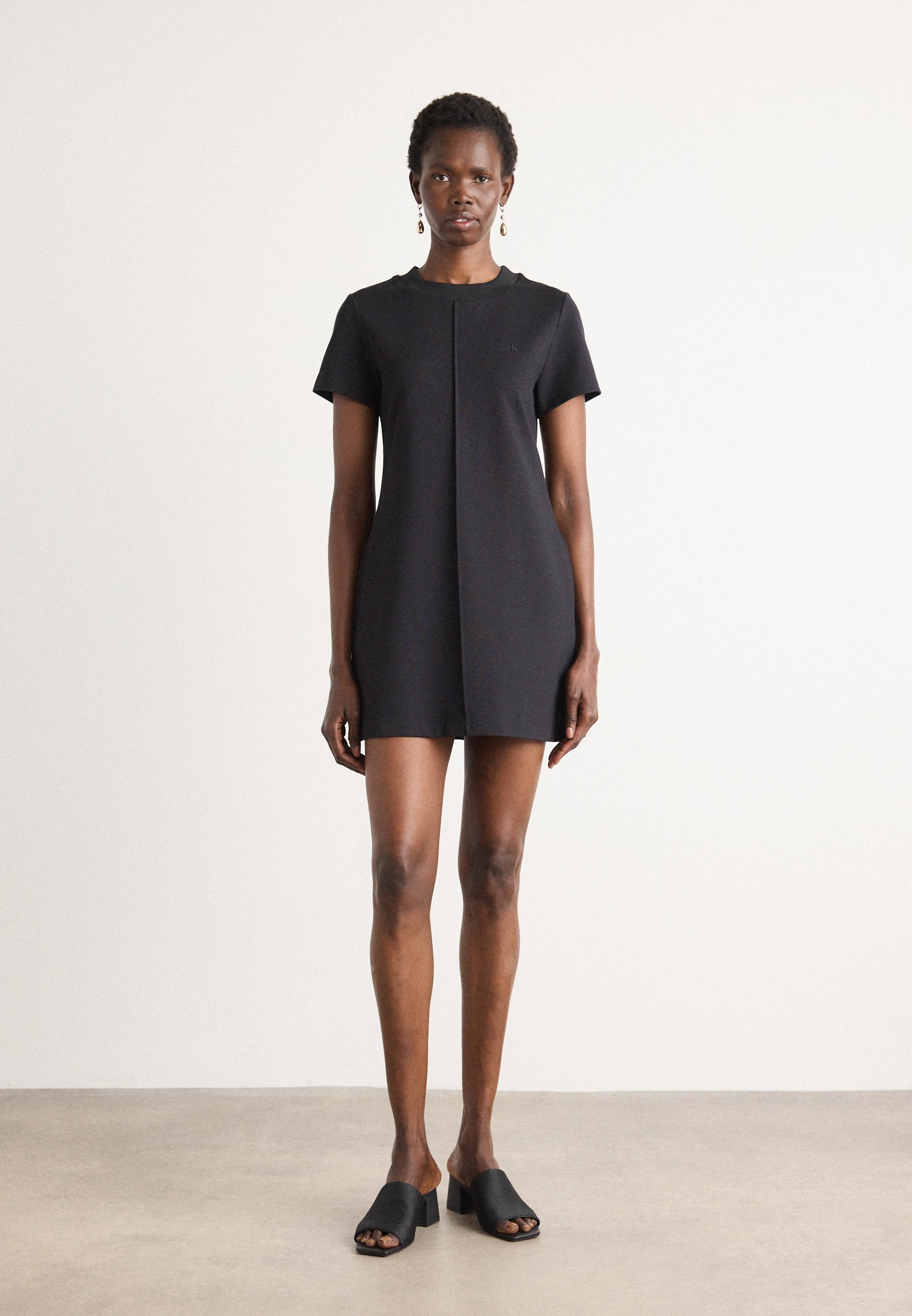 Calvin Klein Jeans MILANO T SHIRT DRESS Jersey dress black