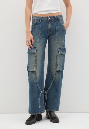 Pantaloni cargo - denim blue