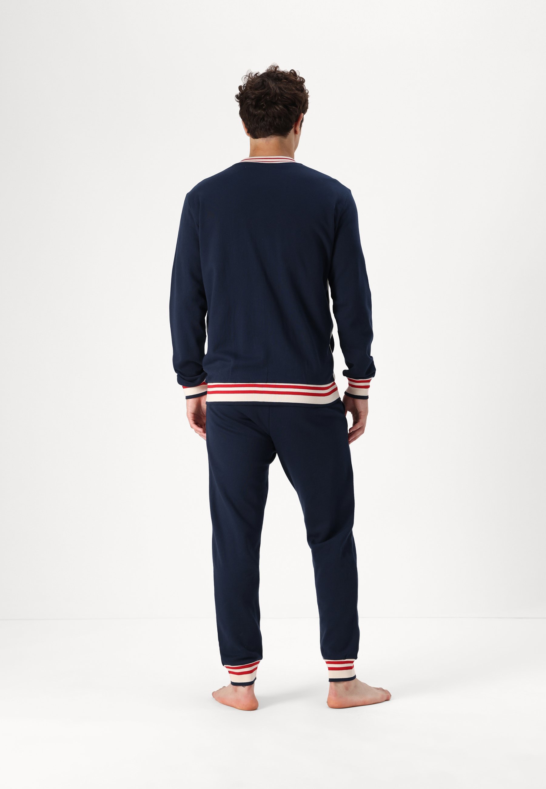 Pyjama Homme En Coton Bresdk - Ensemble Manches Courtes Et Pantalon à Carreaux - Taille S à 3XL, Confortable Et Respirant - 2