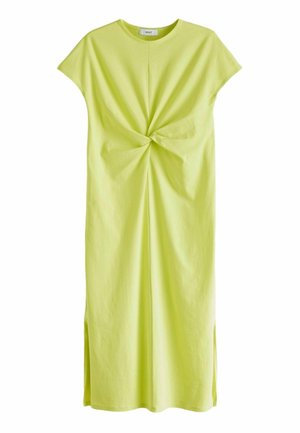 Next TWIST REGULAR FIT - Džersejové šaty - lime green