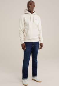 WE Fashion Mikina s kapucí - white