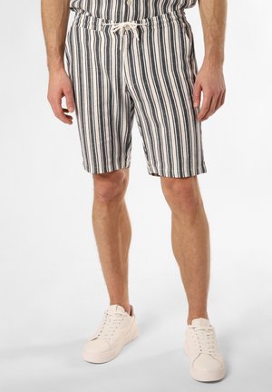 FINSHLEY & HARDING LONDON BAUKASTEN COX - Shorts - marine weiß