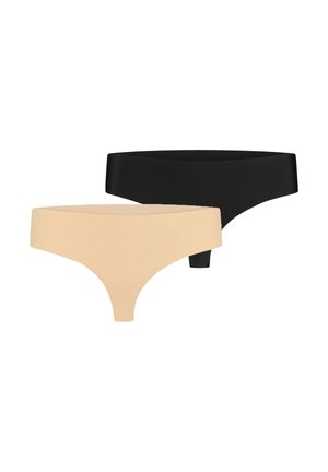 2-PACK INVISIBLE - String - beige & noir