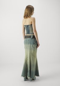 Jaded London FISHTAIL SKIRT - Maxi sukně - light wash