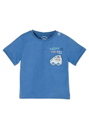 S.Oliver Baby-Jungen T-Shirts 2er Pack – Süße Hai-Motive Mit Praktischen Druckknöpfen