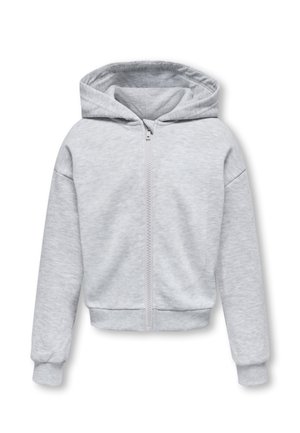 KOGFAVE - Felpa con zip - light grey melange
