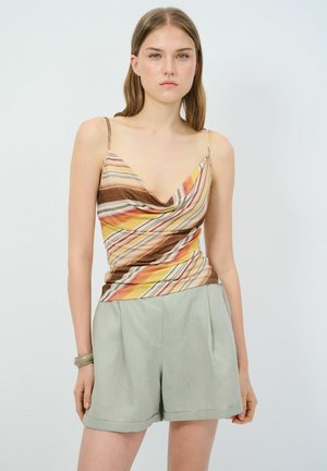 Blouse - striped yellow