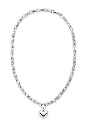 CHUNKY HEART - Halskæder - silver-coloured