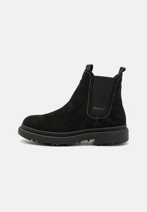 TIMBLY - Botines con plataforma - black