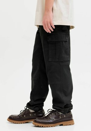 JJ Rebel, HOSE REGULAR FIT HOSE - Παντελόνι cargo - black