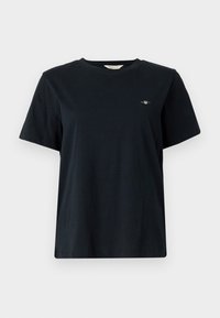 PRINTED ARCHIVE SHIELD - T-shirt basic - black
