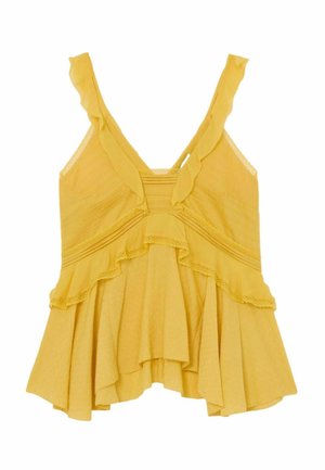 Reiss, REGULAR FIT - FRANCES RUFFLE BABYDOLL CAMI TOP . - Blúzka - yellow