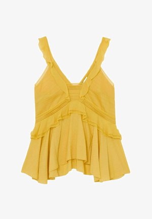 Reiss, REGULAR FIT - FRANCES RUFFLE BABYDOLL CAMI TOP . - Blúzka - yellow
