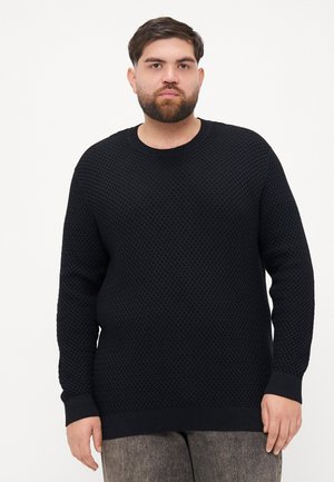 JPRBLUBARKLEY CREW NECK  - Trui - black
