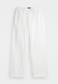 COTTON CHINO STRAIGHT LEG TROUSER - Chinos - deckwash white