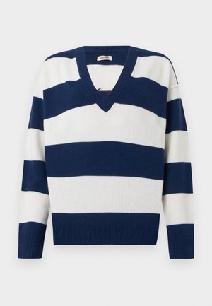 MIKYZ STRIPES WINGS - Strickpullover - marine
