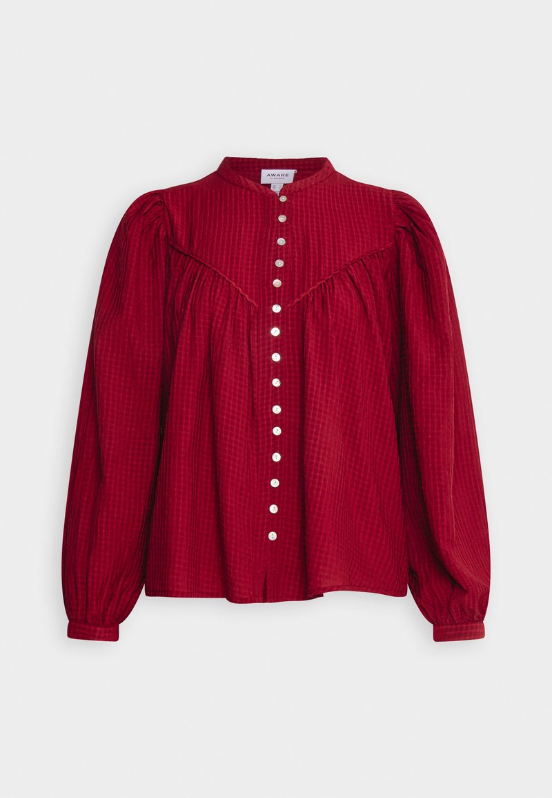 Vero Moda Overhemdblouse donkerrood Vero Moda Overhemdblouse donkerrood