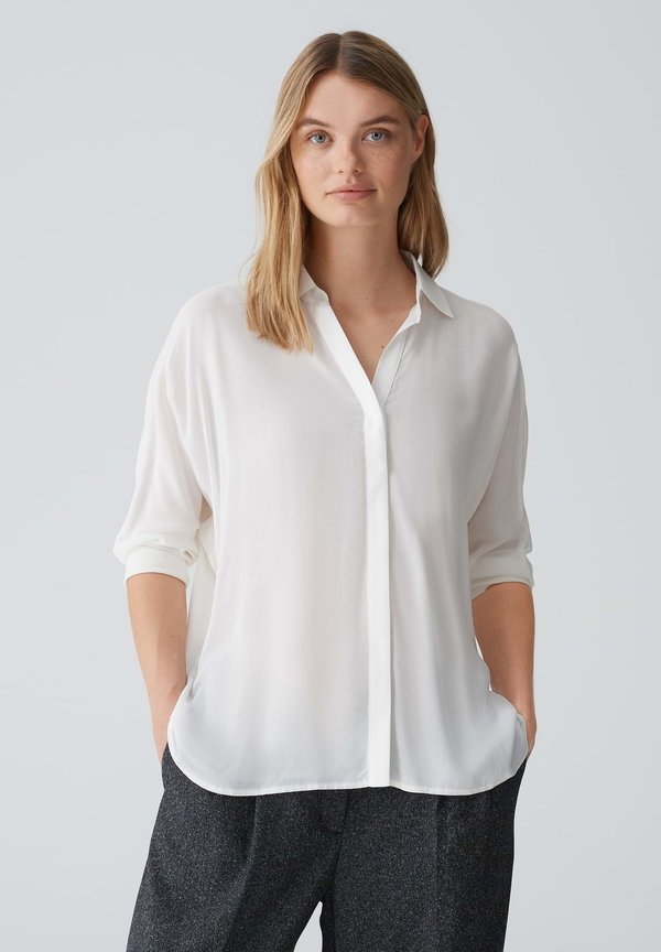 FLAVENA - Hemdbluse - milk