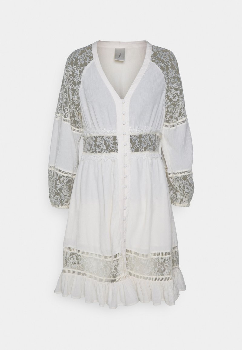 YAS Petite Jurk crème