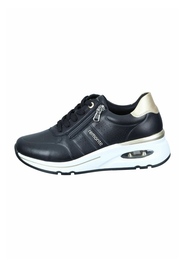 Sneaker low - nero lightgold schwarz