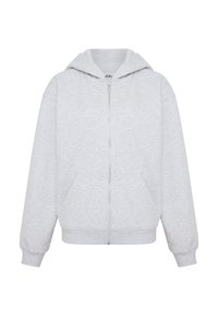 Sweater met rits - hellgrau