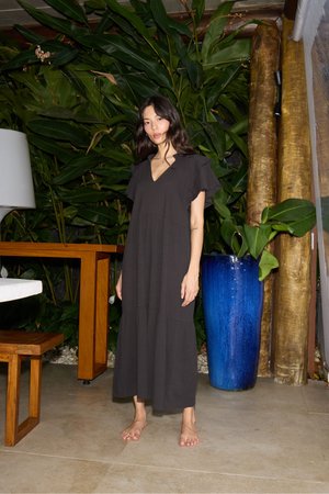 ICHI IHLIFANA DR - Freizeitkleid - black