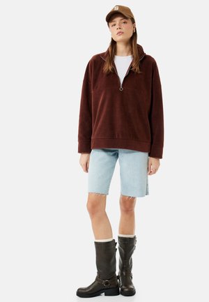 Fleecepullover - brown