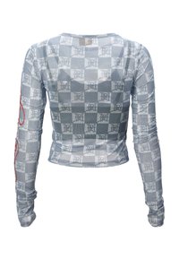 Ed Hardy LONG SLEEVE - Pitkähihainen paita - black checker board