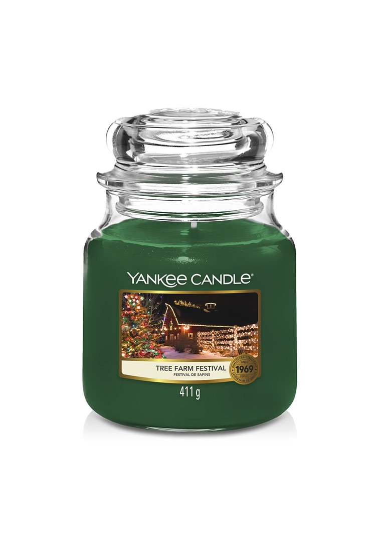 Yankee Candle TREE FARM FESTIVAL - Vonné svíčky - green/zelená - Zalando.cz