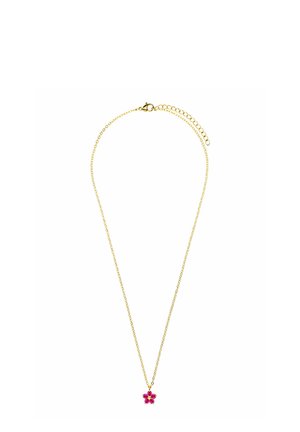 Ketting - gold-coloured/dark pink