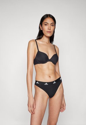 adidas Sportswear THONG 3 PACK - String - white/black/pink