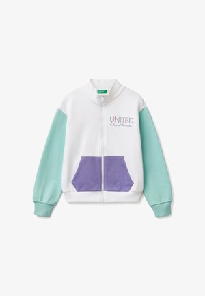 HIGH NECK WITH ZIPPER - Felpa con zip - multicolor