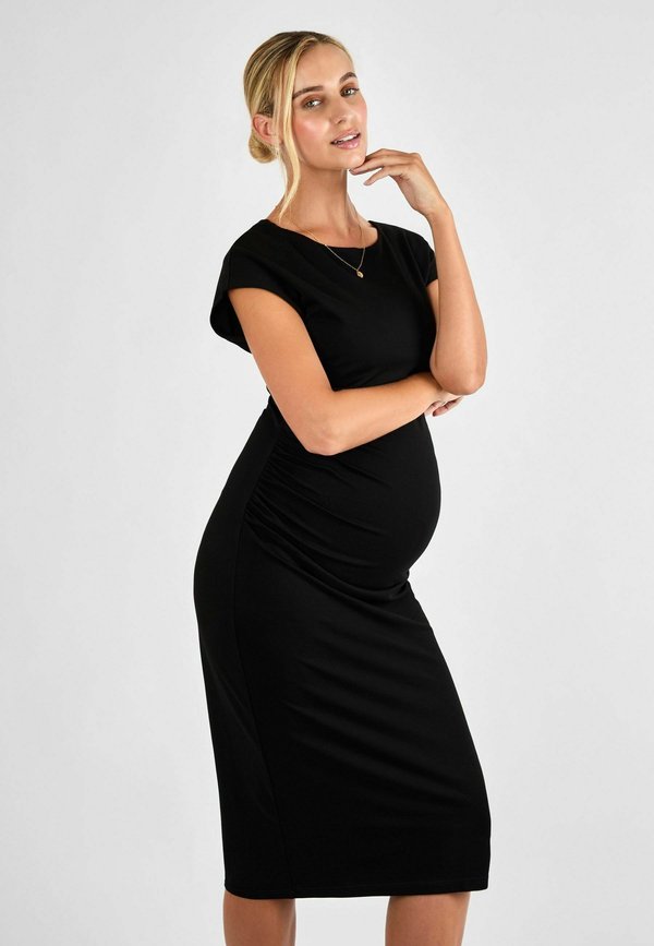 MATERNITY FIT - RUCHED SIDE BODYCON MIDI  - Jerseykleid