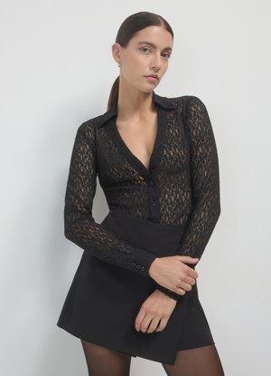 Calliope Hemdbluse - ultrablack