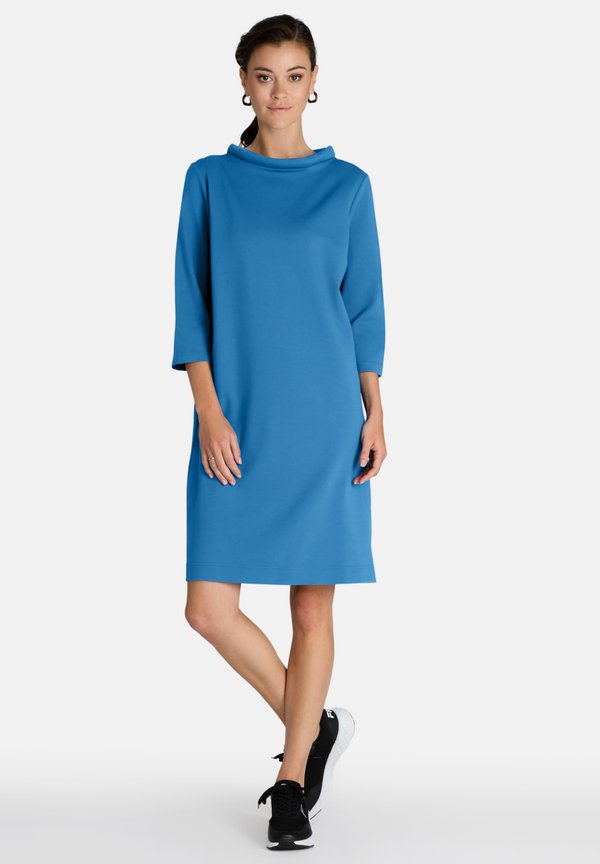 PUNTA ALIDE - Jerseykleid - petrol