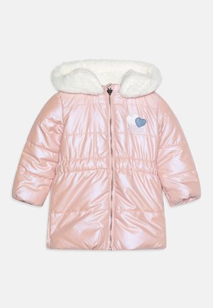 Guess BABY HOODED PADDED ZIP - Zimný kabát - pink roses