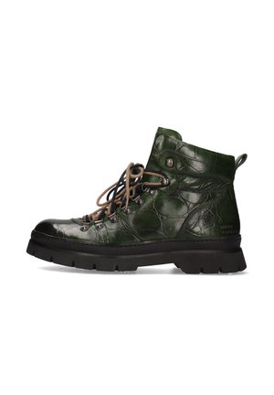 Botines con cordones - groen