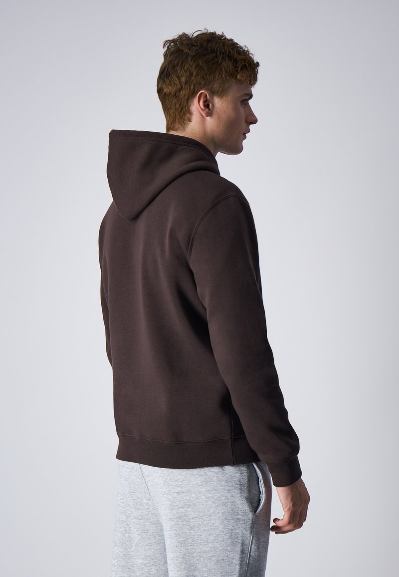 Champion CLASSIC SMALL LOGO AMERICAN - Sweat à capuche - brown/marron -  ZALANDO.FR