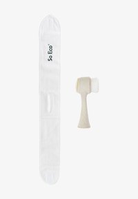 So Eco SO ECO BIODEGRADABLE FACIAL CLEANSING BRUSH AND WAFFLE HEADBAND - Ansiktsvårdsset - white & stone