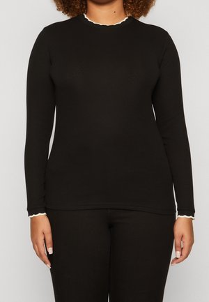 Long sleeved top - black